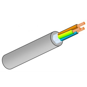 Cavo FG16OR16 3G6 Mmq Guaina Grigia Con Giallo Verde