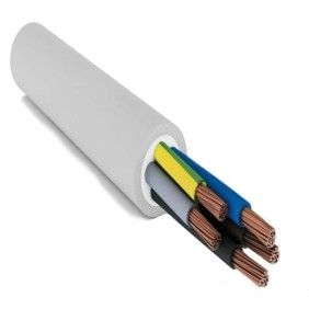 Cavo FG16 5G16 mmq Grigio con Giallo Verde