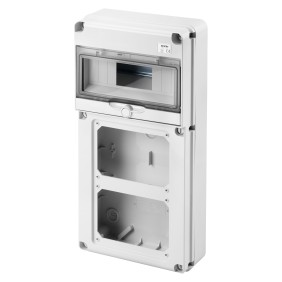 Quadro per due prese interbloccate orizzontali 16 o 32A GW68019N