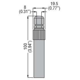 Dimensioni SONDA UNIPOLARE A IMMERSIONE  LOVATO 11SN1