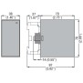 Dimensioni RELE'  DI LIVELLO LV1E 230V  LOVATO 31LV1E230