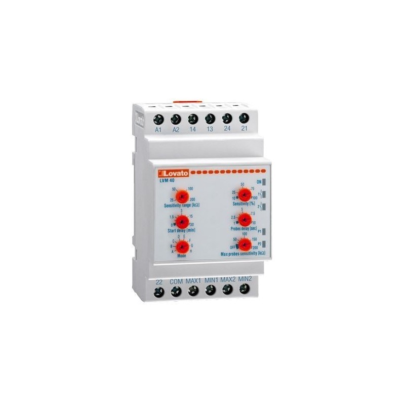 RELE' DI LIVELLO 220-240VAC MULTIFUNZIONE LOVATO LVM40A240