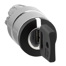 Testa Selettore a Chiave tre posizioni con chiave Schneider ZB4BG3