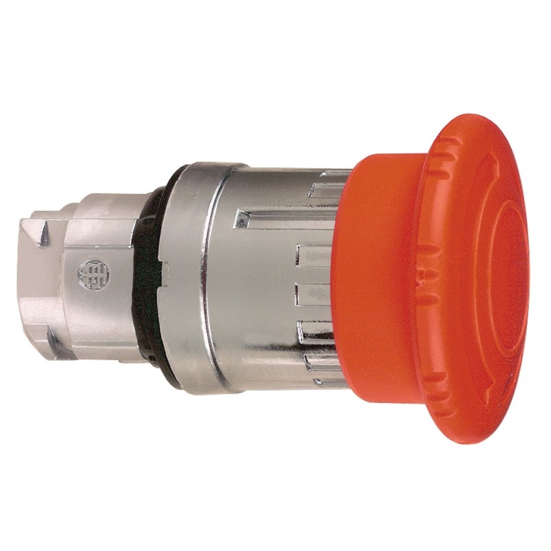Pulsante Fungo Rosso Sblocco Rotazione per foroØ22 Schneider ZB4BS844