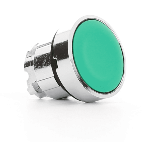 Pulsante Verde per foro Ø22 Schneider ZB4BA3