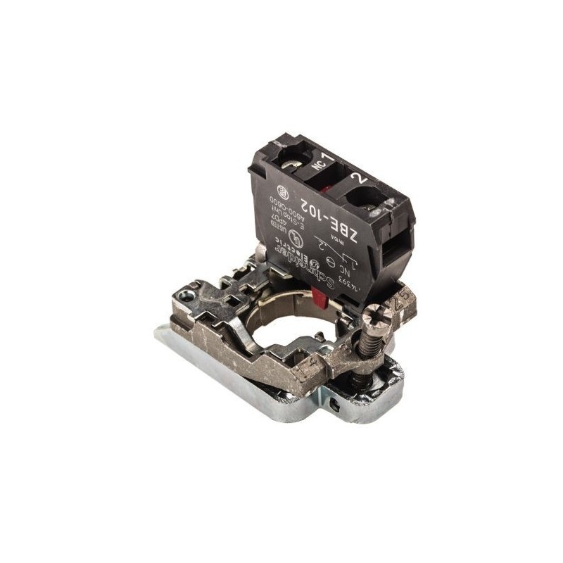 Corpo contatti con base di fissaggio 1 contatto NC Schneider ZB4BZ102