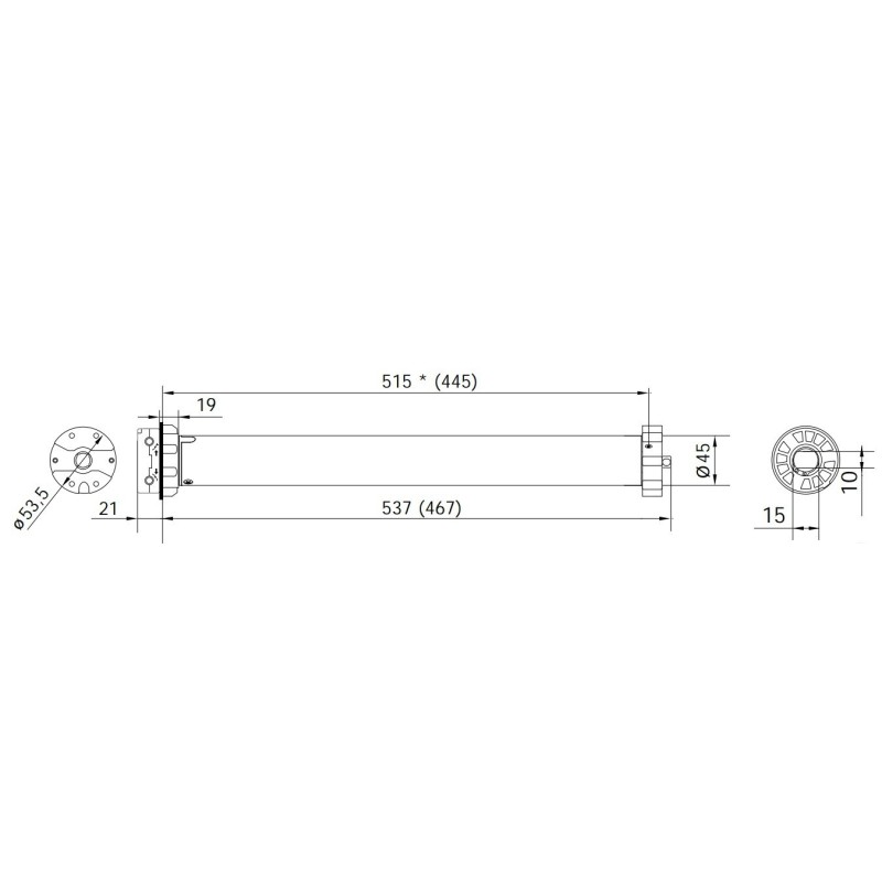 Motore per tapparella 30 nm Mondrian 5 CAME 001UY0020