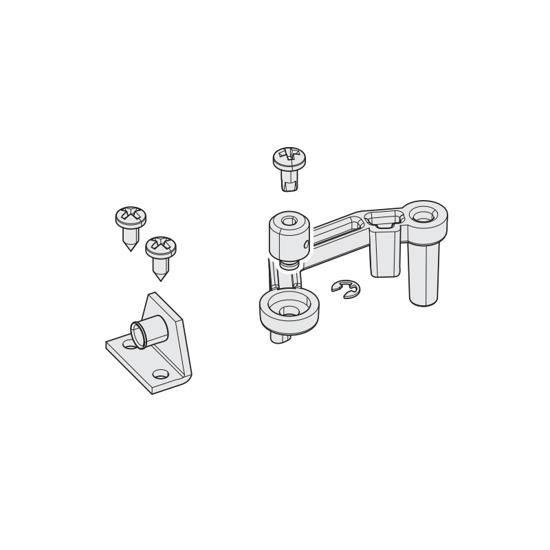 Meccanismo di sblocco per motore scorrevole CAME 001RSDN001