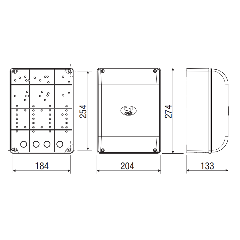 Quadro comando per cancelli a battente 230 V AC CAME ZA3P