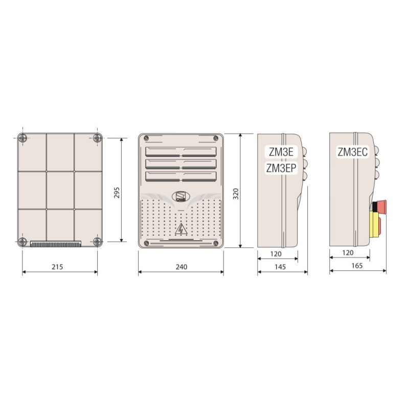 Quadro di comando per Motoriduttore FROG-AE CAME ZM3E