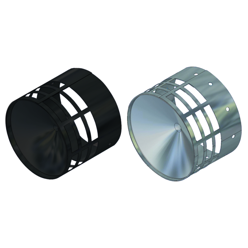 Griglia di scarico fumi in Acciaio Inox d. 80 TECNOGAS 51007