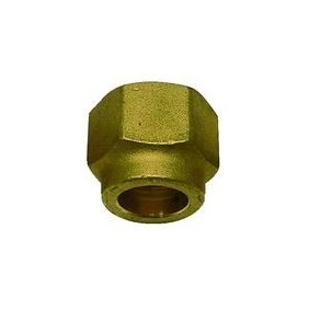 Bocchettone con Raccordo 3/8 per foro 9,52 con filetto rinfozato per Gas R410A TECNOGAS 11351