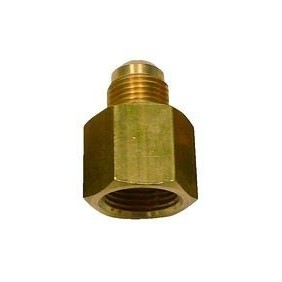 Raccordo diritto MF M 3/8x F 1/2 in ottone per tubi in rame TECNOGAS 11352
