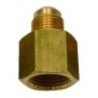 Raccordo diritto MF M 3/8x F 1/2 in ottone per tubi in rame TECNOGAS 11352