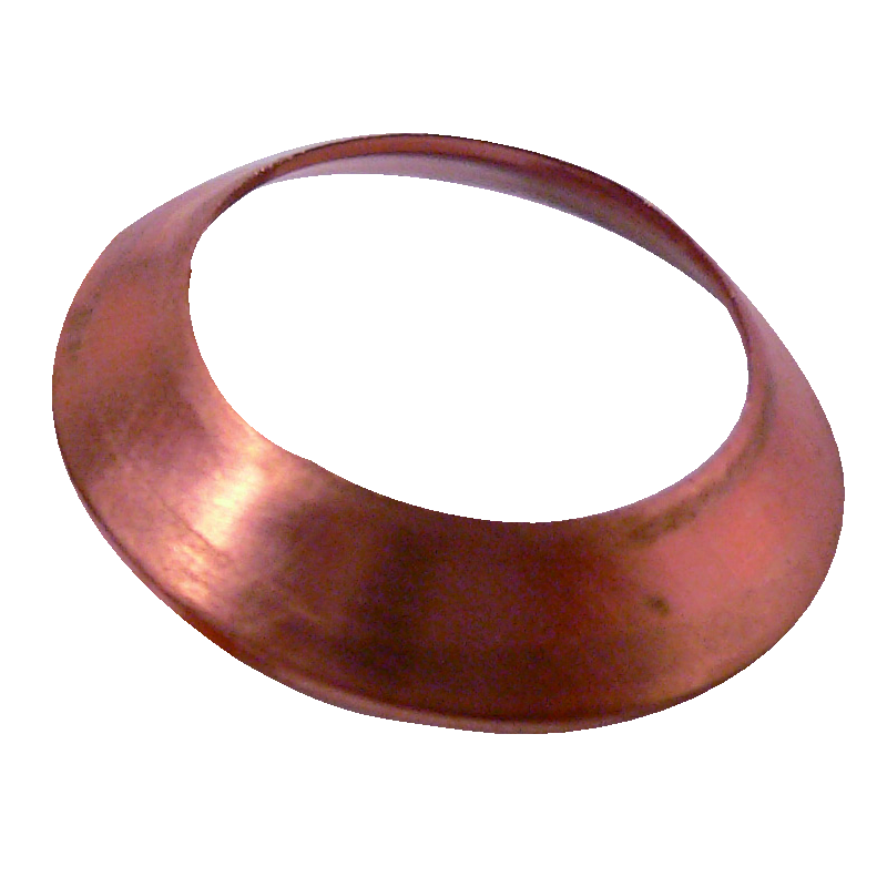 Guarnizione in Rame per Bocchettoni 3/8 per foro 9,52 TECNOGAS