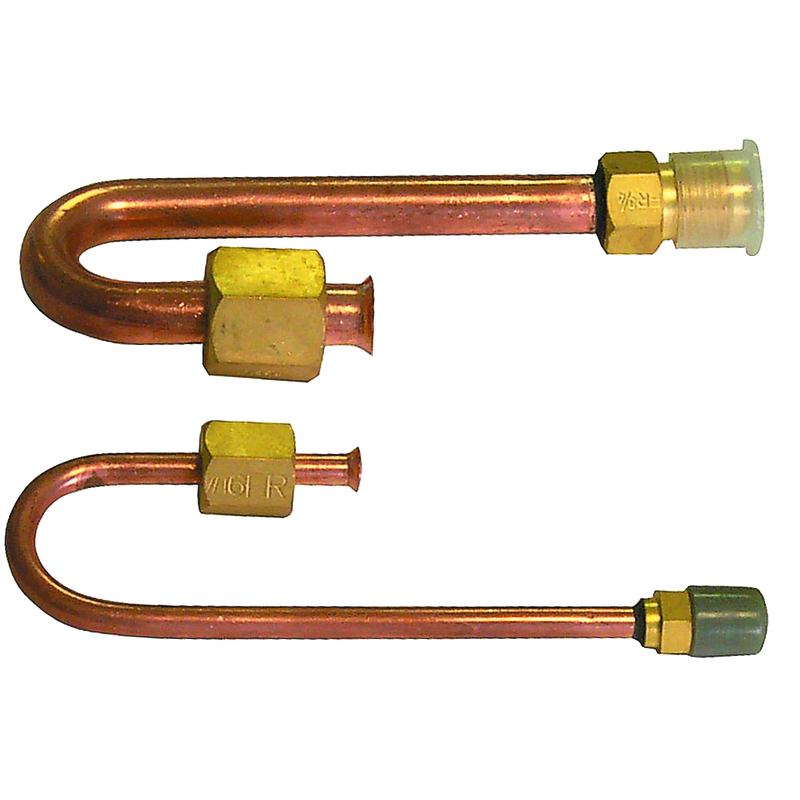 Raccordo ad Inversione di 180° in Rame con spessore di 1MM 1/4 Maschio/Femmina TECNOGAS 11376