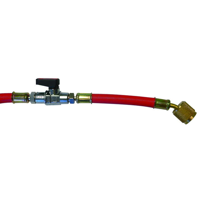 Tubo flessibile Rosso con attacco da 1/4 per Vuoto e Carico TECNOGAS 11494