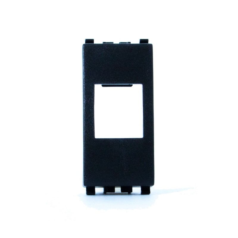 Adattatore per presa Rj45 e Rj12 Vimar Eikon Nero Fanton 23915