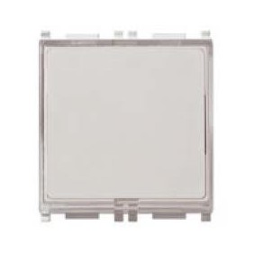 Pulsante targhetta VIMAR PLANA 1P NO 10A 250V bianco