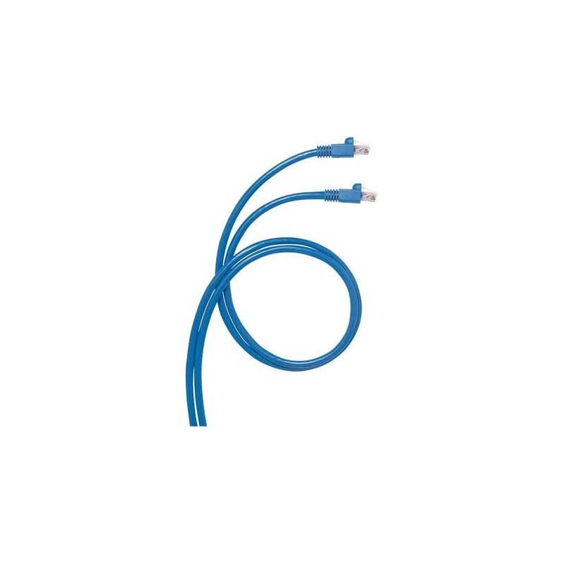 Cavo di collegamento Rj45 2Mt UTP Patch Cord categoria 6 Blu Bticino C9220U/6