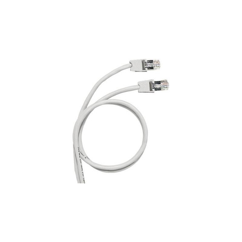 Cavo di collegamento Rj45 3Mt UTP Patch Cord categoria 5e Grigio Bticino C9230U/5E