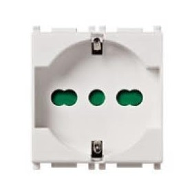 Presa universale VIMAR PLANA 2P+T 16A bianco