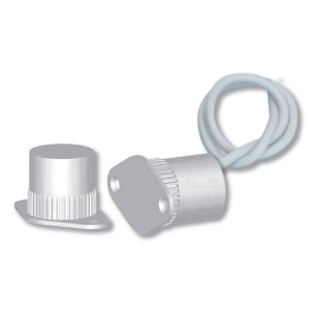 Contatto magnetico cilindrico ad incasso a 2 fili Hiltron C56