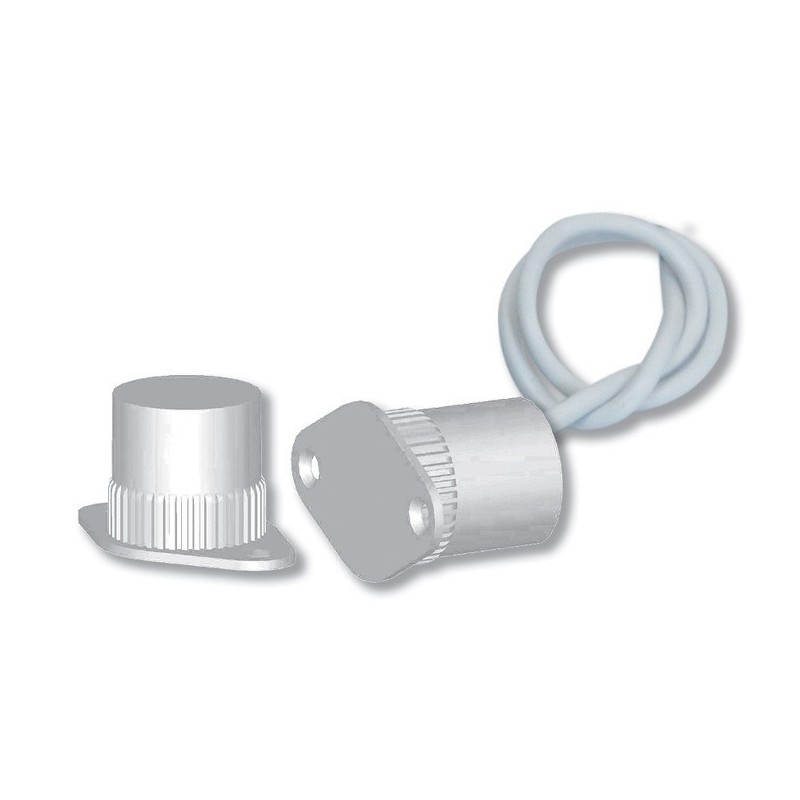 Contatto magnetico cilindrico ad incasso a 2 fili Hiltron C56