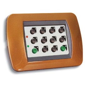 Tastiera elettronica per living International con pannello in alluminio Hiltron KBT