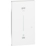 Cover per comando luci wireless colore bianco Bticino Living Now KW42M2