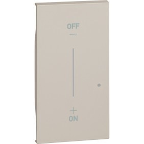 Cover per comando luci wireless colore sabbia Bticino Living Now KM42M2
