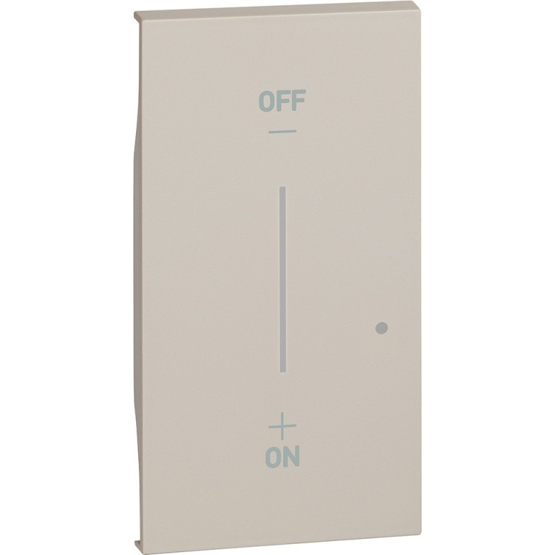 Cover per comando luci wireless colore sabbia Bticino Living Now KM42M2