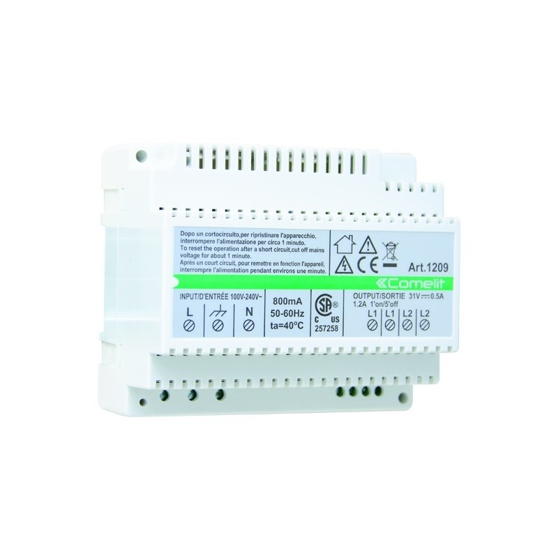 Citofono Monofamiliare in Kit da 2 Fili Comelit KCA2061