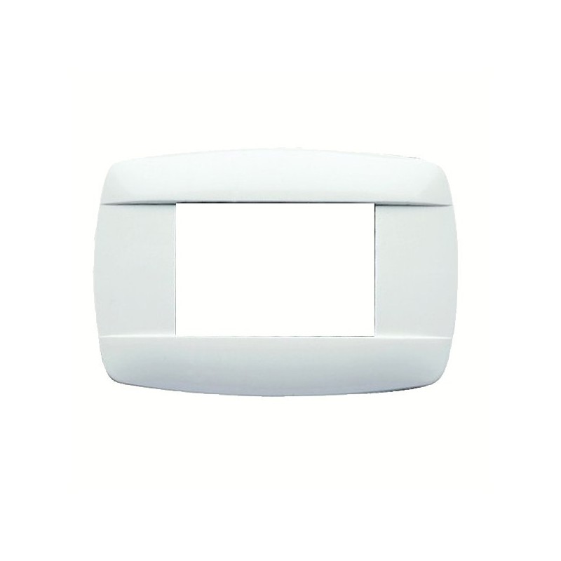 Placca Master Retro' in tecnopolimero colore bianco 3 posti 39RT103