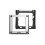 Telaio porta moduli con cornice per un modulo per pulsantiera Sinthesi Steel Urmet 1158/61