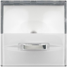 Lampada Segnapasso con Led a Luce Bianca Con Interruttore a Slitta 230Vac 2 Posti Serie Civili Bticino Axolute. H4382/230