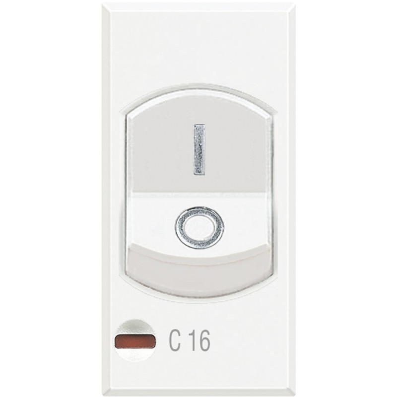 Interruttore Automatico Magnetotermico Bipolare 16A Serie Civili Bticino Axolute Bianca HD4301A16