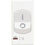 Interruttore Automatico Magnetotermico Bipolare 16A Serie Civili Bticino Axolute Bianca HD4301A16