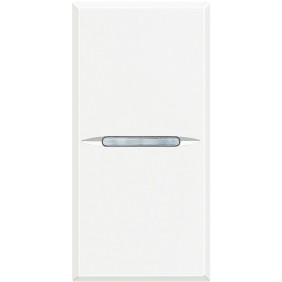 Invertitore Unipolare Assiale 16A Serie Civili Bticino Axolute Bianca HD4004