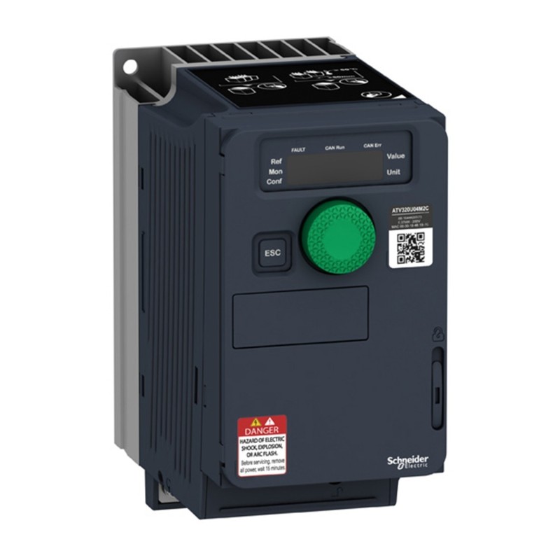 Inverter per motori trifase sincroni e asincroni 0,75kW SNR ATV320U07N