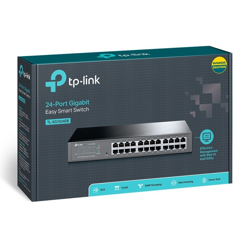 Switch Hub 10/100/1000Mbps 24 Porte TP-LINK TLSG1024