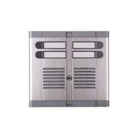 Frontale quattro pulsanti su due file con scatola ad incasso predisposto per posto esterno 925/204