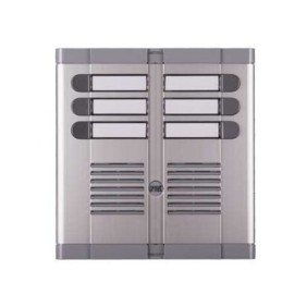 Frontale sei pulsanti su due file con scatola ad incasso predisposto per posto esterno 925/206