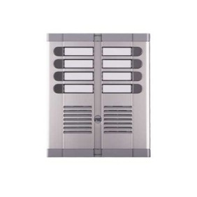 Frontale otto pulsanti su due file con scatola ad incasso predisposto per posto esterno 925/208