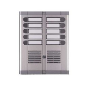 Frontale dieci pulsanti su due file con scatola ad incasso predisposto per posto esterno 925/210