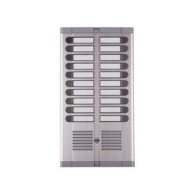 Frontale venti pulsanti su due file con scatola ad incasso predisposto per posto esterno 925/220