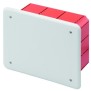 Scatola di derivazione da incasso con coperchio e viti 160x130x70 Gewiss 48005