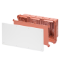 Scatola di derivazione da incasso 520x260x121 affiancabile con coperchio e viti Gewiss 48211