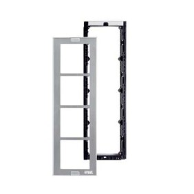 Telaio porta moduli con cornice per 4 moduli Steel Urmet 115864