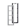 Telaio porta moduli con cornice per 4 moduli Steel Urmet 115864